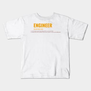 Definition of Engineer Kids T-Shirt